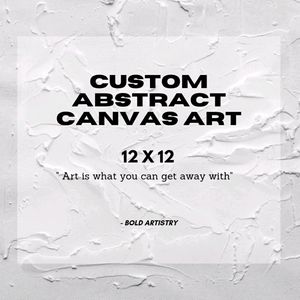Custom Abstract Canvas Art Home Decor